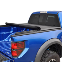 Cubierta de PVC Enrollable de Alta Calidad con Cierre para Camioneta NP300, Ranger, Navara, F150 Doble Cabina