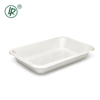 Beste Prijs Aangepaste Supermarkt Verpakking Lade Wit Vierkant Wegwerp Pp Plastic Fruit Trays Voor Voedsel