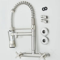 HLK laiton épaissir haute qualité robinet de cuisine extractible eau froide et chaude évier robinet cuisine extensible robinet en gros pour la maison