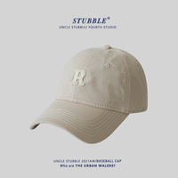 Gorra de Béisbol de Lona de 6 Paneles con Letras Bordadas en 3D, Estilo Coreano, Unisex, Talla Grande, para Deportes de Invierno