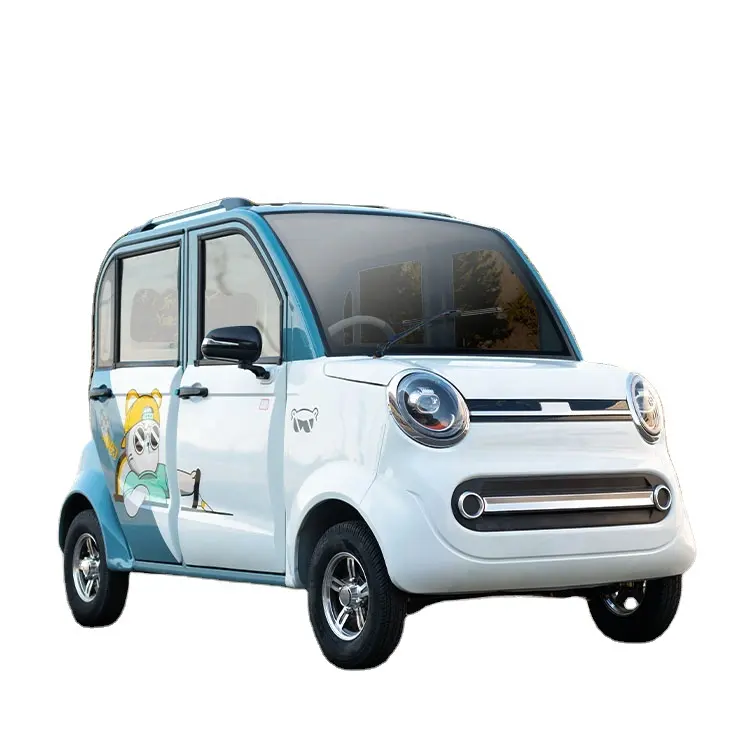 Mini coches eléctricos precio bajo coche usado 4 ruedas mini EV coche 4 puertas 4 asientos 40 Km/h vehículos eléctricos de nueva energía