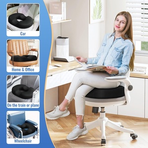 <span class=keywords><strong>Coussin</strong></span> de siège ergonomique pour <span class=keywords><strong>voiture</strong></span>, <span class=keywords><strong>rehausseur</strong></span> de siège pour <span class=keywords><strong>conducteur</strong></span> de petite taille, camion, SUV, soulagement des douleurs dorsales, maille respirante, portable, antidérapant, mousse à mémoire de forme - Product Image 1