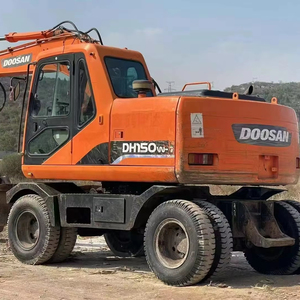 Excavadora de ruedas usada Doosan 150W DH150W DH150W-7 / Motor coreano de segunda mano Doosan DH 150 150W-7 Doosan150 - Product Image 1