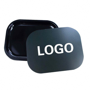 Plateau de service moderne en métal avec logo personnalisé, prix abordable, 14*18cm, avec couvercle - Product Image 3