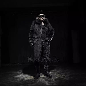 Cappotto <span class=keywords><strong>Lungo</strong></span> da <span class=keywords><strong>Uomo</strong></span> in Pelliccia Sintetica Impermeabile Stile <span class=keywords><strong>Trench</strong></span> Europeo Americano - Product Image 3