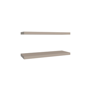 Floating Shelf Dallas Taupe <b>Wall</b> Mount Living Room <b>Display</b> Shelf - Product Image 5