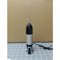 Mixeur à main électrique, 4 en 1, en acier inoxydable 304, multifonctionnel, Mode Turbo, argenté