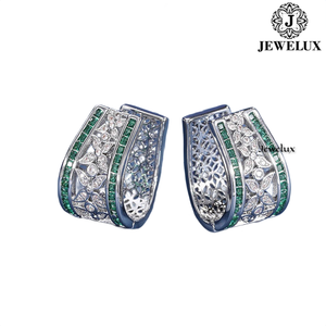 Best Price Natural VVS Diamond <b>Stud</b> Earrings 925 Sterling <b>Silver</b> Rhodium Plated IGI Certified Trendy Wedding Gift From Gujarat - Product Image 5