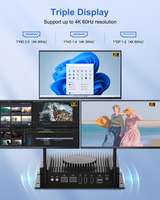 Hystou Industriële Mini Computer Intel I7-10810U Cpu Hd Ddr4 2com Rs232 Gpio Usb3.0 5G Wifi Robuust Met Koelventilator Mini Pc