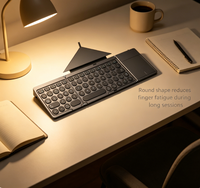Keyboard Lipat Nirkabel Mini Ultra Tipis Portabel Harga Terbaik Gunting Kunci Kaki Lipat Wifi ODM/OEM