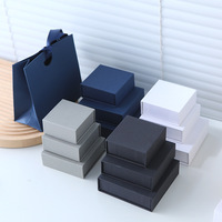 Caja de Regalo Magnética Biodegradable Personalizada con Tapa a Presión, Impresión a Cuatro Colores, Revestimiento de Cartón con Relieve, para Aretes y Collares