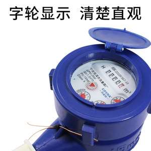Compteur d'eau en plastique LXS-15E, connexion filetée 4 points 6 points, IP65, usage domestique - Product Image 2