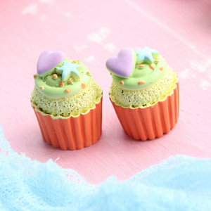 Imán de Refrigerador con Forma de Cupcake de Acrílico y Silicona, Llavero, Accesorios de Joyería DIY, Mini Adornos de Cocina, Lindo Pastel, Novedad 2025 - Product Image 3
