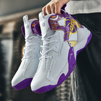 Fabricant de chaussures de basket-ball de sports de plein air de haute qualité, baskets antidérapantes personnalisées pour hommes, vente en gros