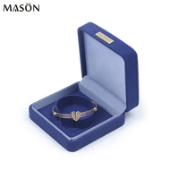 Emballage de boîte à bijoux de luxe en gros emballage de bijoux en microfibre personnalisé boîte à bagues bracelet boucle d'oreille collier boîte à bijoux