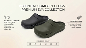 Sabots EVA antidérapants à bout fermé, rehaussants, en EVA souple, personnalisables, pour jardin, infirmières et chefs - Product Image 4