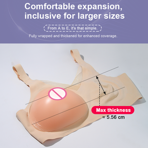 OEM/ODM 2 <span class=keywords><strong>en</strong></span> 1 : <span class=keywords><strong>Soutien</strong></span>-<span class=keywords><strong>gorge</strong></span> à poches avec prothèses mammaires <span class=keywords><strong>en</strong></span> <span class=keywords><strong>silicone</strong></span> et plastron mammaire <span class=keywords><strong>en</strong></span> <span class=keywords><strong>silicone</strong></span> pour femmes à poitrine petite - Product Image 2