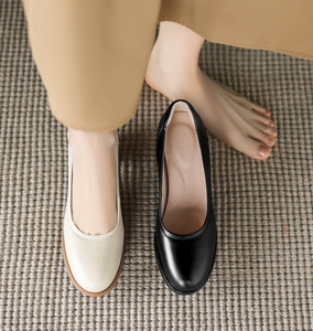 <span class=keywords><strong>Scarpe</strong></span> da Lavoro da Donna con Tacco Grosso e Punta Chiusa, Comode <span class=keywords><strong>Scarpe</strong></span> Eleganti con Punta Rotonda, <span class=keywords><strong>Scarpe</strong></span> da <span class=keywords><strong>Sposa</strong></span> - Product Image 3