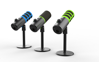 Microphone dynamique de haute qualité Prizmora DM68 XLR/USB Type-C à directivité cardioïde 48/96kHz avec suppression du bruit pour le gaming