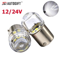 Lumière fixe, clignotant, flash, 24V 12V 1156 BA15S P21W BAY15D 1157 Ampoule LED 3030 9SMD, éclairage de voiture, ampoule de signalisation LED, blanc, ambre, rouge, vert