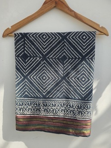 Authentic Indian Handcrafted Wooden Block Printed <b>Sarongs</b>, Pareos & Scarves Elegant Women’s Beachwear Wholesale Supply - Product Image 3