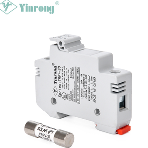 Yinrong 3-30A DC 1000V 1500V שמש PV קרמיקה צינור 10*38mm פתיל ופלסטיק בעל פתיל עם UL תעודה - Product Image 5