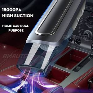 Aspiradora inalámbrica para coche, aspiradora de mano inalámbrica de 15000Pa, aspiradora de doble uso para el hogar y el coche, Mini aspiradora con batería integrada - Product Image 2