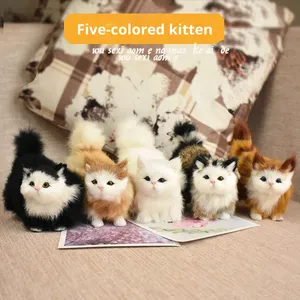 Brinquedo de Mastigar Ecológico Realista para Gatos, Feito à Mão, com Pelos, Sabor Cordeiro, para Cães e Gatos, Uso Interno, Alívio do Estresse Diário - Product Image 2