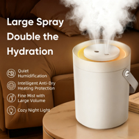 Humidificateur d'air ultrasonique portable et diffuseur d'arômes avec huile essentielle, alimenté par USB, pour la maison, le bureau et la voiture