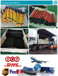 Détecteur de haute tension TID POWER, électroscope à circuit complet, équipement de sécurité, fibre de verre télescopique jaune/rouge MV&HV - Product Image 5