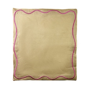 Embroidered Edge <b>Table</b> <b>Linen</b> Wholesale French Organic Flax Placemat Wedding <b>Table</b> <b>Cloth</b> <b>Linen</b> Napkins French Luxury Dinner Mat - Product Image 4