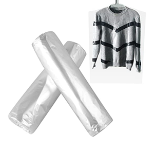 غطاء بدلة من البلاستيك PE قابل للتخصيص محكم الغلق بالحرارة للملابس لتغليف متاجر الغسيل - Product Image 5