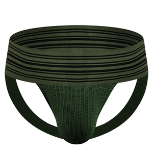Mens jockstrap sexy đồ lót Breathable dệt kim <span class=keywords><strong>g</strong></span>ấu jockstrap người đàn ông sexy đồ lót thongs gay mở trở lại đồ lót cho nam giới - Product Image 4