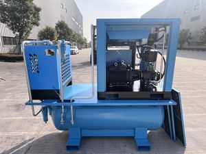 Портативный промышленный роторный винтовой воздушный компрессор мощностью 20 л.с./15 кВт, 10 бар 2,0 м3/мин/70,6 куб. М - Product Image 2