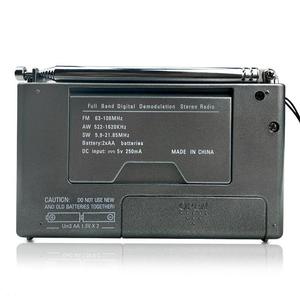 Radio portable multibandes FM MW SW avec affichage numérique, haut-parleur intégré, haute sensibilité, pour usage domestique. - Product Image 6
