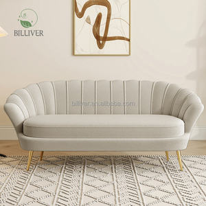 Canapé en velours d'agneau Nordic Living Room Home Small Apartment Clothing Store Beauty Salon Negotiation Sofa - Product Image 5