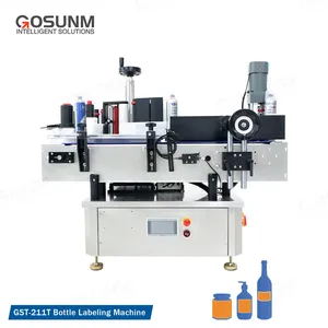 Full-automatic Or Manual Self-sticking Glue Labeling Machine Bottle Labeler Sticker Label Machine