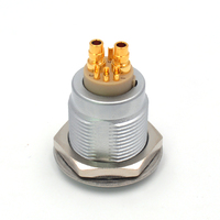 Connecteur haute pureté 2+6, raccord pneumatique rapide et propre pour équipement de laboratoire semi-conducteur, connecteur coaxial push-pull