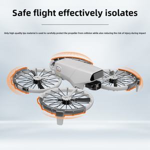 Nouvelle conception simple et élégante, housse de protection rabattable avec lumières LED, télécommande pour la protection des hélices de drone, 3D Flip & Pliable - Product Image 6