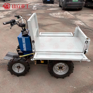 Livraison gratuite, <span class=keywords><strong>brouette</strong></span> électrique, benne basculante, capacité de charge de 400 kg, mini camion <span class=keywords><strong>à</strong></span> benne basculante pour le transport de matériaux agricoles, l'aménagement paysager, la construction - Product Image 5