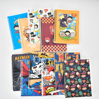 Carnet à spirale double A5 de la série Magic Superman, couverture rigide, motif/personnalisation des pages intérieures, pour l'école et le bureau, vente en gros