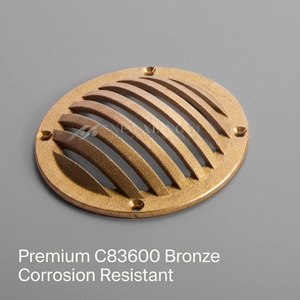 Nouveau filtre rond en bronze de 1 pouce de la marque HF, passant par le coque, matériel marin pour accessoires de yacht/bateau, remplacement/réparation, fabriqué à Taïwan - Product Image 3