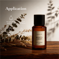 Huile parfumée concentrée 100 ml Jardin de Monet, longue durée, écologique, aromathérapie, désodorisant d'ambiance