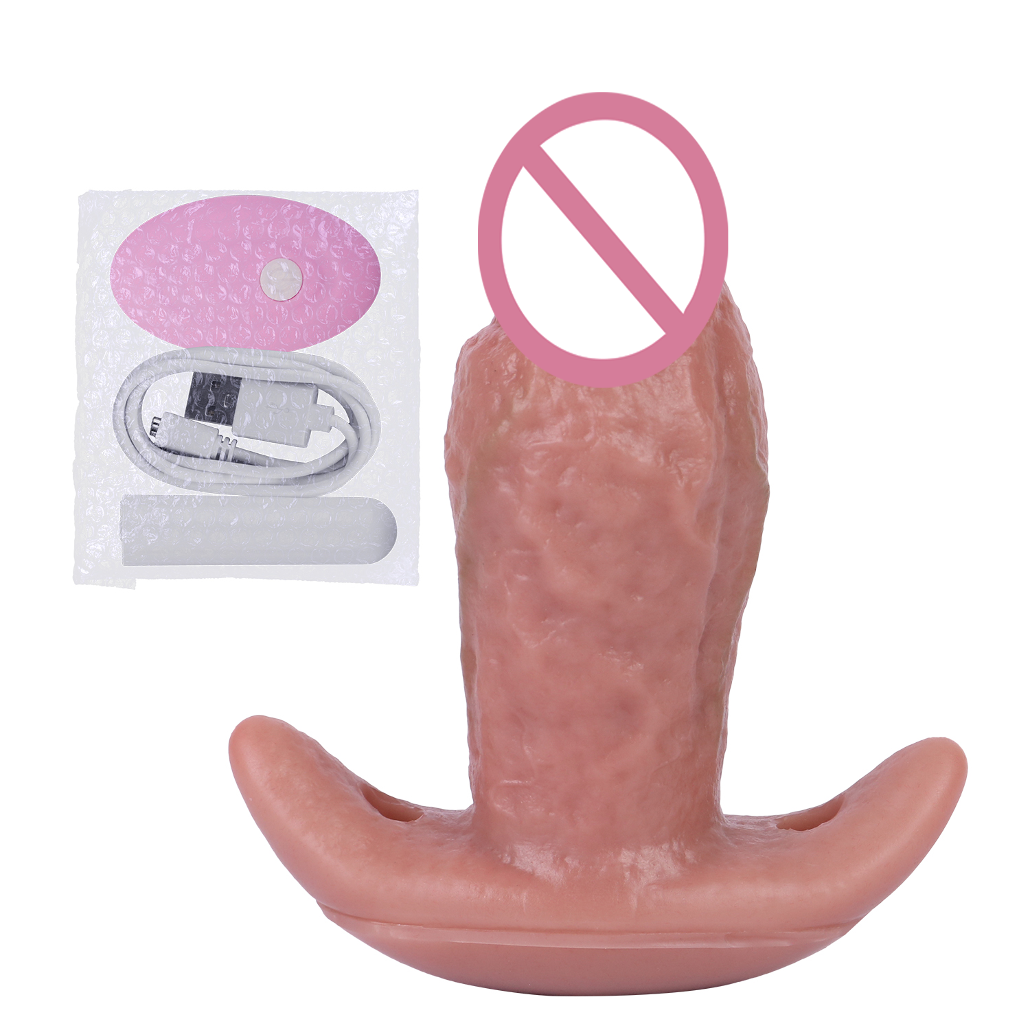Plug anal de peau + vibromasseur