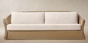 Conjunto de Sofás de Ratán Modernos para Exteriores con Cojines de Poliéster, Estilo Mediterráneo, para Patio o Terraza - Product Image 6