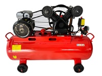 2HP 1.5kw compresseur d'air à piston 70L réservoir entraînement par courroie moteur en cuivre prix usine Offre Spéciale forte qualité OEM ODM 0.17m ³/min