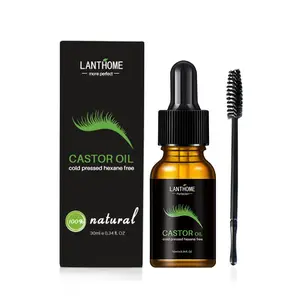 LANTHOME waterproof 4d mascara eyeliner frosted clear oil mascaras travel wand castor oil private label mascara