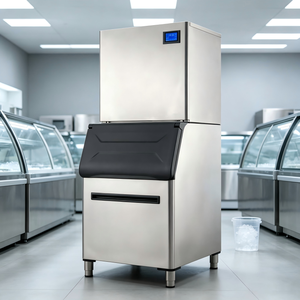 Machine à glaçons commerciale sur pied, production automatique de glace pour restaurants et pubs - Product Image 1