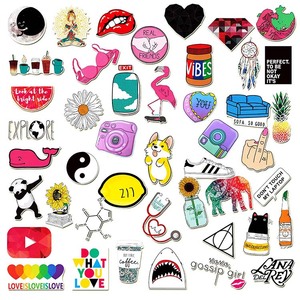 Paquete de 50 Pegatinas Grandes de Alta Calidad, Lindas, Impermeables, Estéticas y Modernas, Pegatinas Troqueladas para Adolescentes y Niñas - Product Image 6