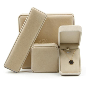 RINNTIN JB05 Luxury <strong>Women</strong> Gift <strong>Box</strong> Packaging Premium Velvet <strong>Jewelry</strong> <strong>Box</strong> - Product Image 5